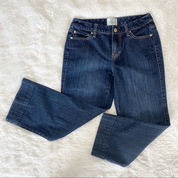 White House Black Market Denim - WHBM Blanc Medium Wash Capris Size:  2